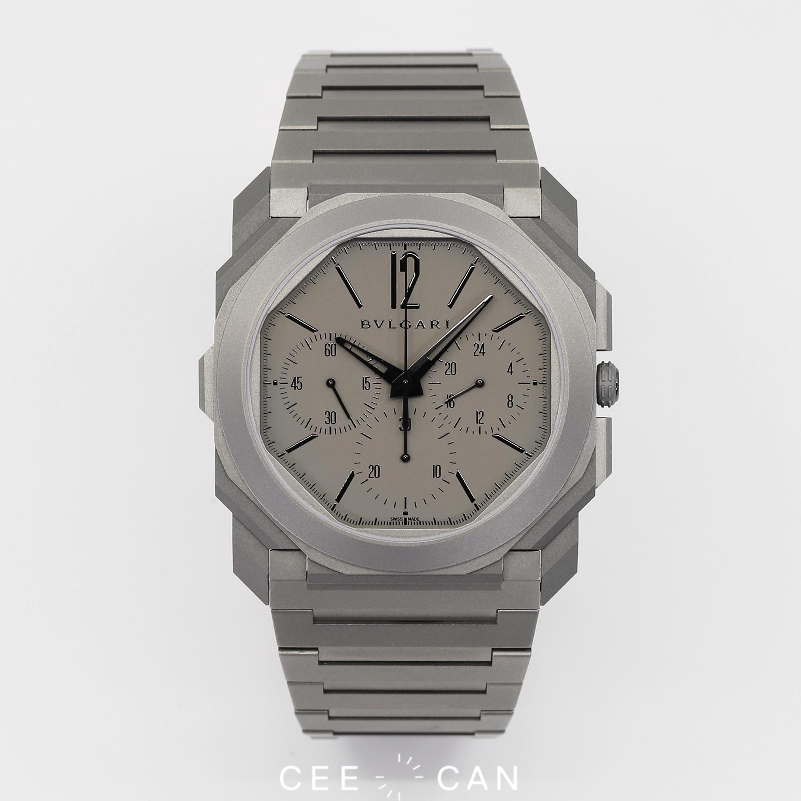 BVLGARI Octo Finissimo Chronograph GMT 103068 JY00021 .